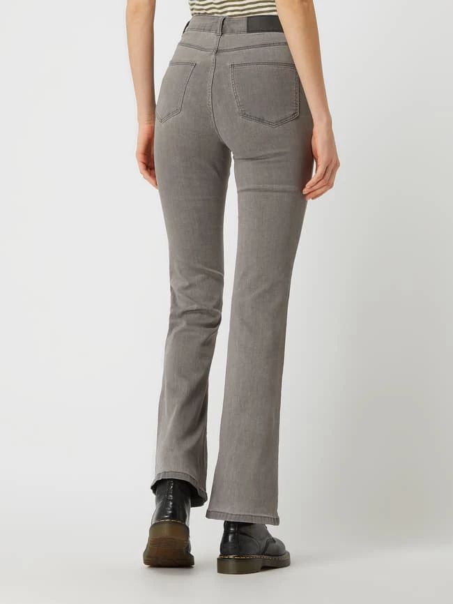 Noisy May Skinny Fit High Waist Jeans Mit Stretch-Anteil Modell 'Sallie' - Hellgrau Meliert 5 Noisy May Skinny Fit High Waist Jeans Mit Stretch-Anteil Modell 'Sallie' - Hellgrau Meliert – Bild 5