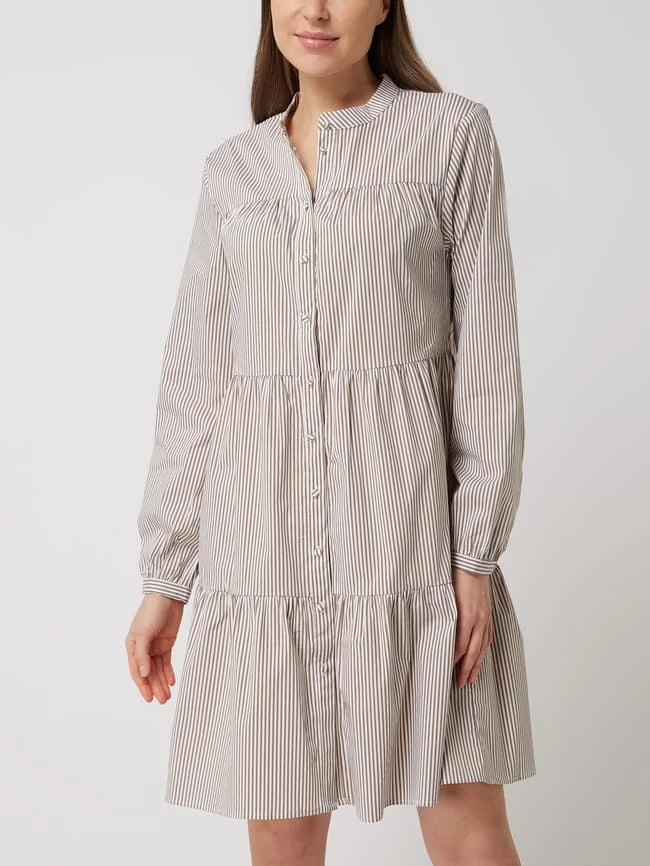 FREE/QUENT Kleid Im Stufen-Look Modell 'Emmeline' - Sand 4 FREE/QUENT Kleid Im Stufen-Look Modell 'Emmeline' - Sand – Bild 4