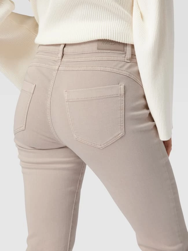 Marc Cain Jeans Mit Label-Patch - Taupe 3 Marc Cain Jeans Mit Label-Patch - Taupe – Bild 3
