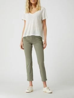 MAC Slim Leg Jeans Mit Stretch-Anteil Modell 'Dream Chic' - Olivgrün