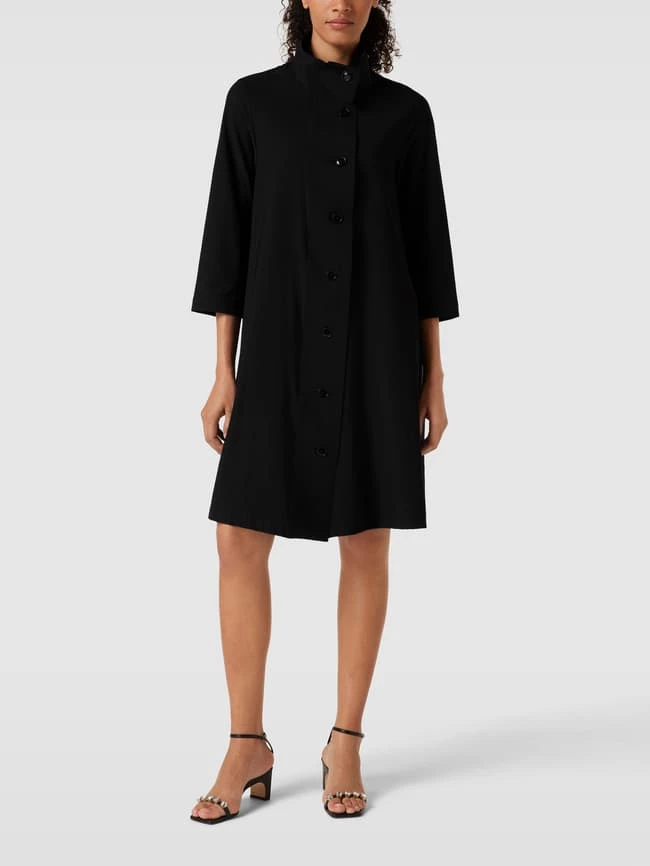 Cinque Hemdblusenkleid In Knielänge - Schwarz 1 Cinque Hemdblusenkleid In Knielänge - Schwarz