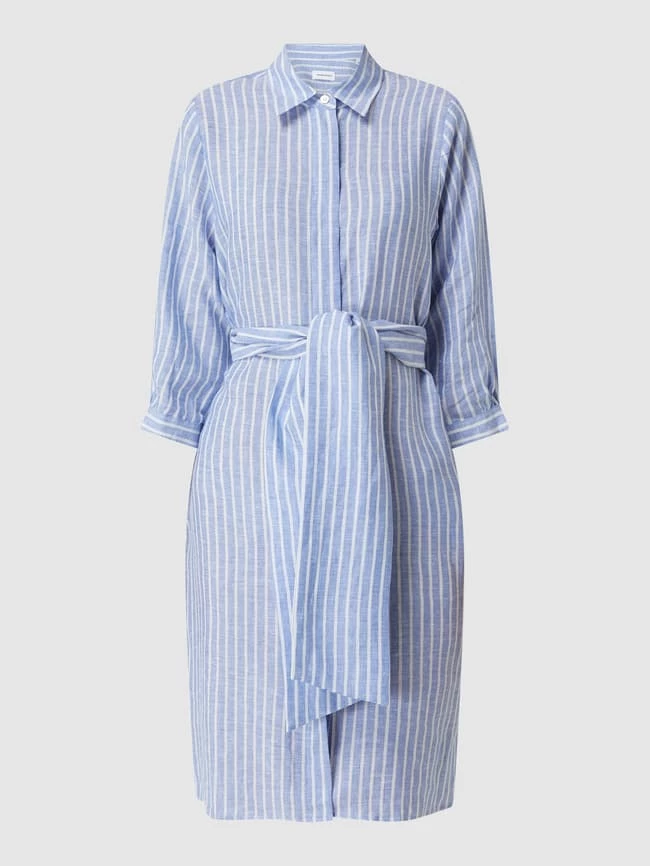 Seidensticker Blusenkleid Aus Leinen - Hellblau 2 Seidensticker Blusenkleid Aus Leinen - Hellblau – Bild 2