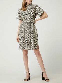 Seidensticker Blusenkleid Mit Allover-Muster - Anthrazit