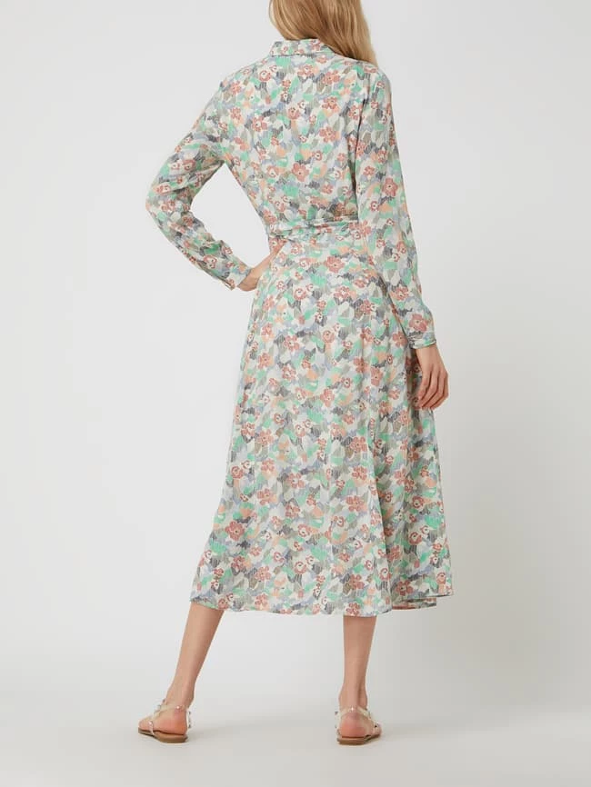 S.Oliver RED LABEL Blusenkleid Aus Viskose - Offwhite 4 S.Oliver RED LABEL Blusenkleid Aus Viskose - Offwhite – Bild 4