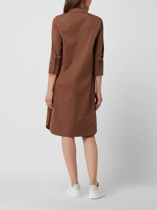 ROBE LÉGÈRE Hemdblusenkleid Mit 3/4-Arm - Haselnuss Braun 4 ROBE LÉGÈRE Hemdblusenkleid Mit 3/4-Arm - Haselnuss Braun – Bild 4