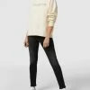 Replay Cropped Slim Fit Jeans Mit Stretch-Anteil Modell 'Faaby' - Anthrazit