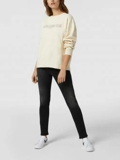 Replay Cropped Slim Fit Jeans Mit Stretch-Anteil Modell 'Faaby' - Anthrazit