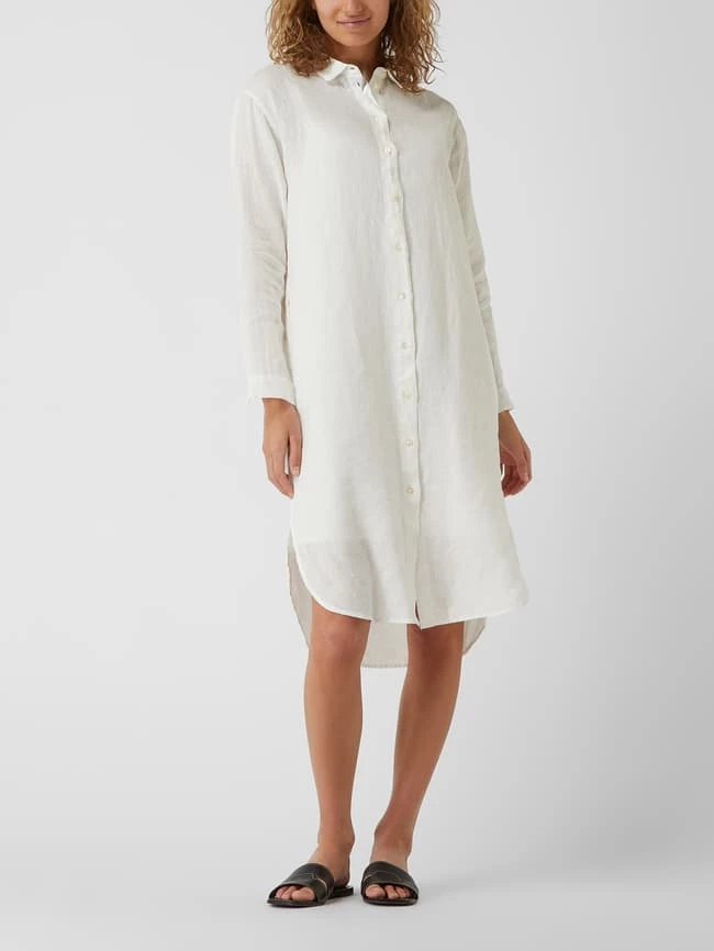 Emily Van Den Bergh Blusenkleid Aus Leinen - Offwhite 1 Emily Van Den Bergh Blusenkleid Aus Leinen - Offwhite