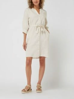 Brax Blusenkleid Aus Leinen Modell 'Giulia' - Ecru