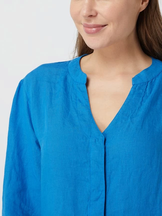 Frieda & Freddies Blusenkleid Aus Leinen - Bleu 3 Frieda & Freddies Blusenkleid Aus Leinen - Bleu – Bild 3