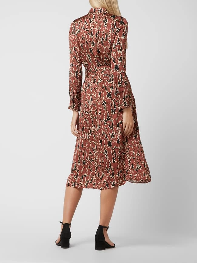 Esprit Collection Blusenkleid Aus Viskose - Rostrot 4 Esprit Collection Blusenkleid Aus Viskose - Rostrot – Bild 4
