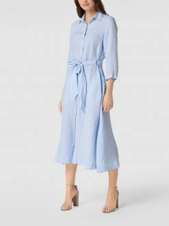 Christian Berg Woman Hemdblusenkleid Aus Leinen - Jeans