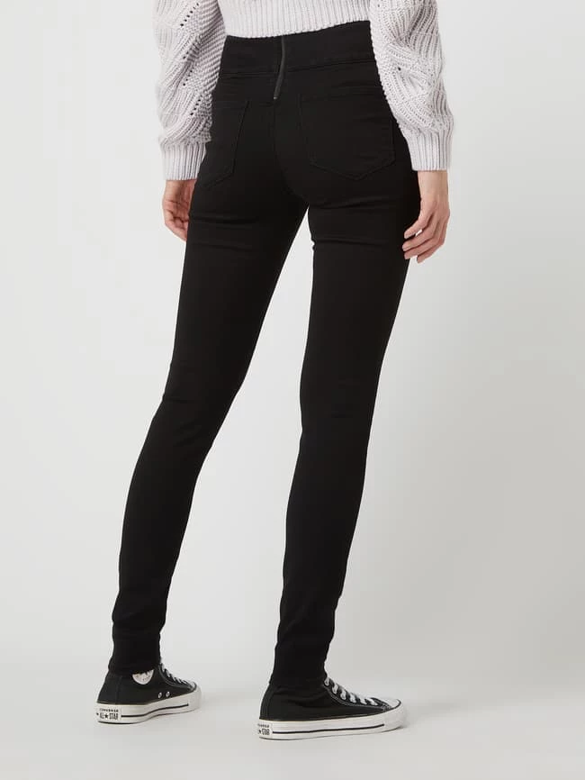 Pieces Skinny Fit High Waist Jeans Mit Stretch-Anteil - Schwarz 5 Pieces Skinny Fit High Waist Jeans Mit Stretch-Anteil - Schwarz – Bild 5