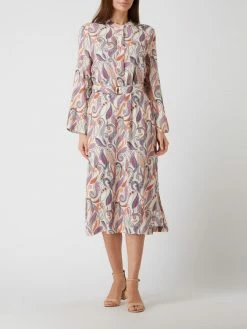 Herzensangelegenheit Blusenkleid Mit Paisley-Muster - Marineblau