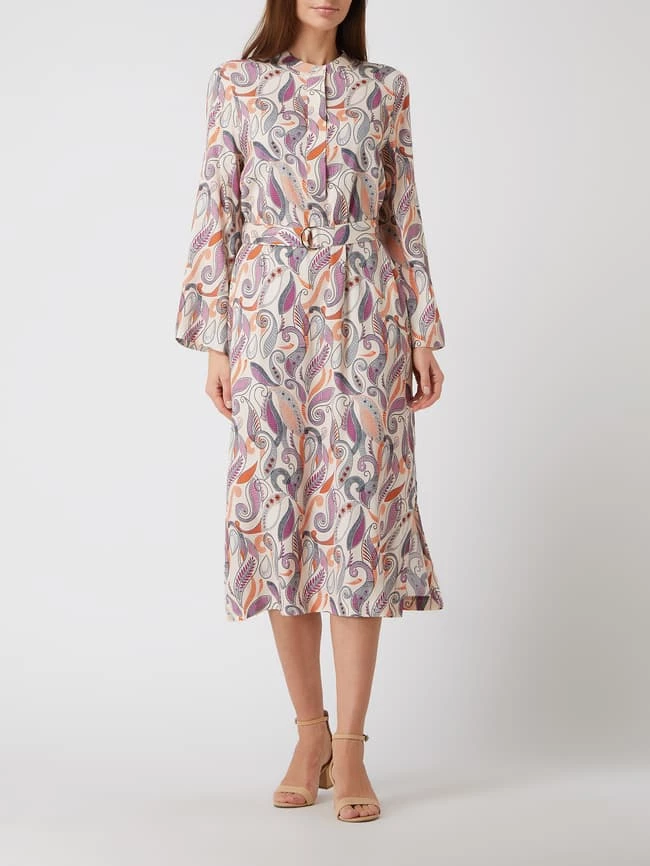 Herzensangelegenheit Blusenkleid Mit Paisley-Muster - Marineblau 1 Herzensangelegenheit Blusenkleid Mit Paisley-Muster - Marineblau