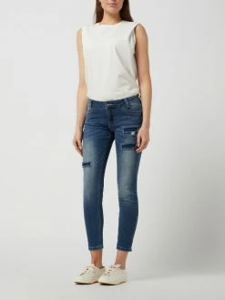 Buena Vista Cropped Jeans Mit Stretch-Anteil Modell 'Kim' - Blau
