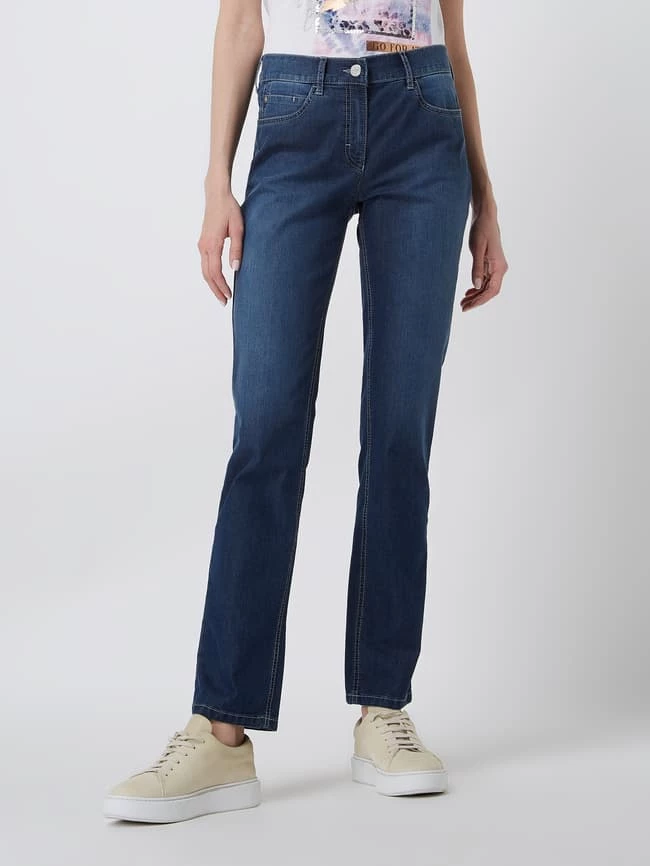 Zerres Slim Fit Jeans Mit Stretch-Anteil Modell 'Carla' - Blau 4 Zerres Slim Fit Jeans Mit Stretch-Anteil Modell 'Carla' - Blau – Bild 4