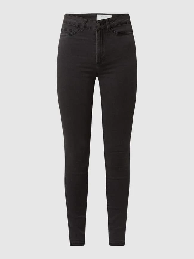 Noisy May Skinny Fit Jeans Mit Viskose-Anteil Modell 'Callie' - Anthrazit 2 Noisy May Skinny Fit Jeans Mit Viskose-Anteil Modell 'Callie' - Anthrazit – Bild 2