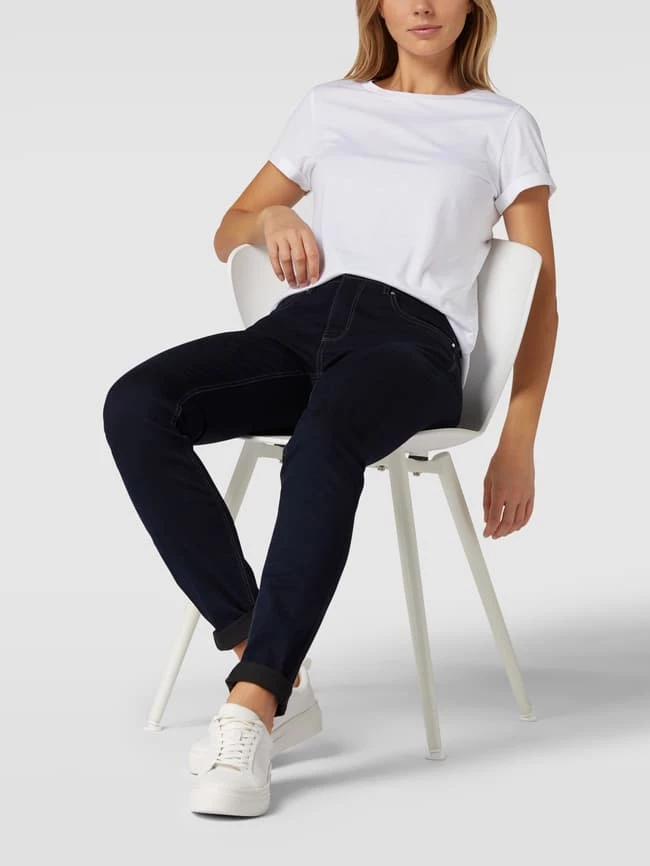 MAC Dream Skinny Jeans Aus Coloured Denim - Dunkelblau 1 MAC Dream Skinny Jeans Aus Coloured Denim - Dunkelblau