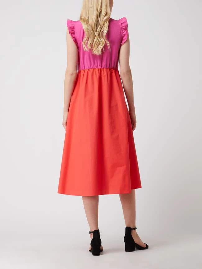 Pennyblack Blusenkleid Mit Flügelärmeln Modell 'Visiera' - Hellrot 4 Pennyblack Blusenkleid Mit Flügelärmeln Modell 'Visiera' - Hellrot – Bild 4