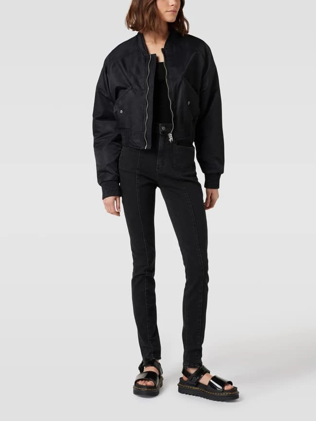 Calvin Klein Jeans High Rise Jeans Mit Ziernähten - Schwarz 1 Calvin Klein Jeans High Rise Jeans Mit Ziernähten - Schwarz