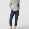 Christian Berg Woman Slim Fit Jeans In 7/8-Länge Mit Stretch-Anteil - Blau