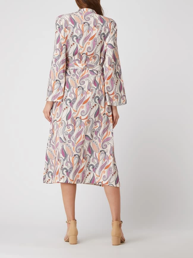 Herzensangelegenheit Blusenkleid Mit Paisley-Muster - Marineblau 4 Herzensangelegenheit Blusenkleid Mit Paisley-Muster - Marineblau - Image 4