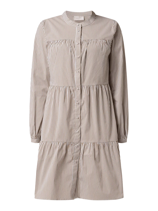 FREE/QUENT Kleid Im Stufen-Look Modell 'Emmeline' - Sand 2 FREE/QUENT Kleid Im Stufen-Look Modell 'Emmeline' - Sand – Bild 2