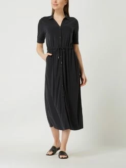 Esprit Blusenkleid Aus Modalmischung - Schwarz