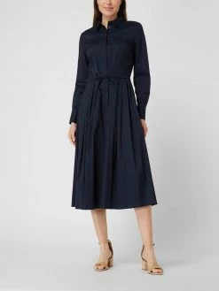 Windsor Blusenkleid Mit Taillengürtel - Marineblau