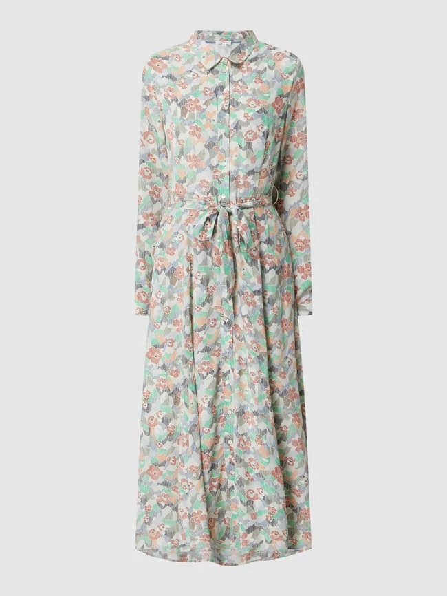 S.Oliver RED LABEL Blusenkleid Aus Viskose - Offwhite 2 S.Oliver RED LABEL Blusenkleid Aus Viskose - Offwhite – Bild 2