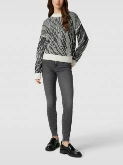 Tommy Hilfiger Skinny Fit Jeans Im Used-Look Modell 'EVA' - Mittelgrau