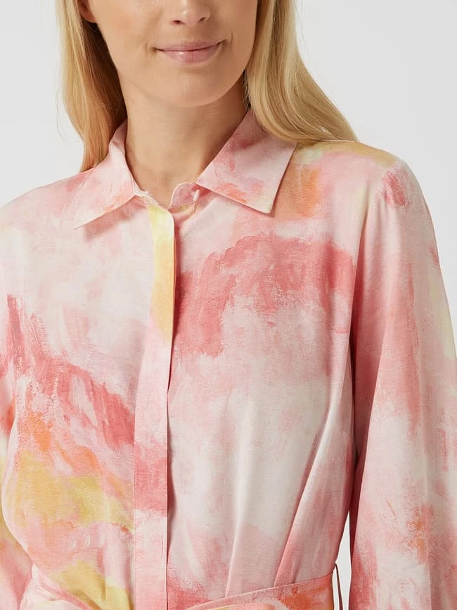 Rich & Royal Hemdblusenkleid In Batik-Optik - Pink 3 Rich & Royal Hemdblusenkleid In Batik-Optik - Pink – Bild 3