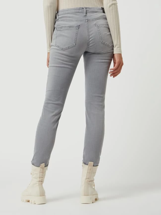 Marc O'Polo Denim Slim Fit Mid Rise Jeans Mit Stretch-Anteil Modell 'Alva' - Hellgrau 5 Marc O'Polo Denim Slim Fit Mid Rise Jeans Mit Stretch-Anteil Modell 'Alva' - Hellgrau – Bild 5