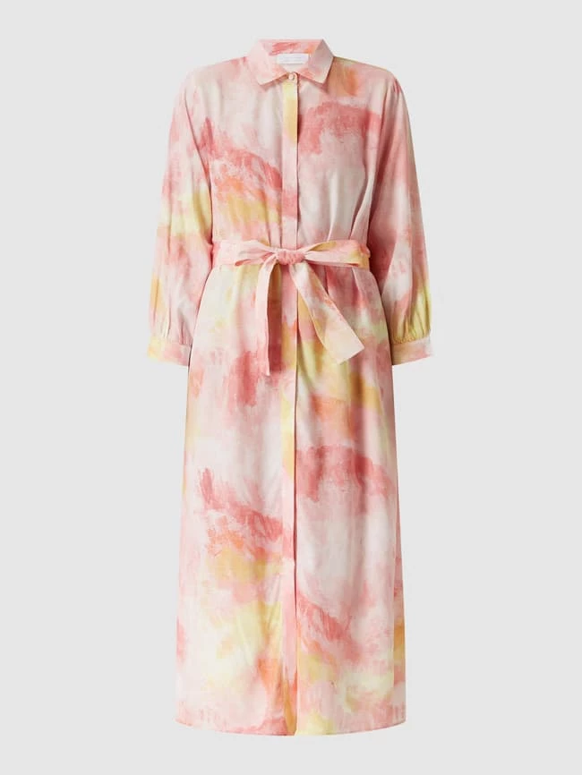 Rich & Royal Hemdblusenkleid In Batik-Optik - Pink 2 Rich & Royal Hemdblusenkleid In Batik-Optik - Pink – Bild 2