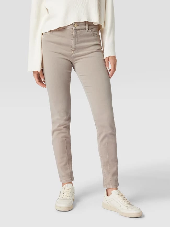 Marc Cain Jeans Mit Label-Patch - Taupe 4 Marc Cain Jeans Mit Label-Patch - Taupe – Bild 4