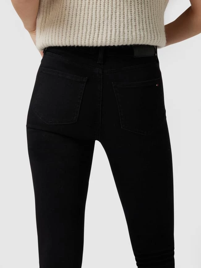 Tommy Hilfiger Ultra Skinny Fit Jeans Mit Stretch-Anteil Modell 'Harlem' - Schwarz 3 Tommy Hilfiger Ultra Skinny Fit Jeans Mit Stretch-Anteil Modell 'Harlem' - Schwarz – Bild 3