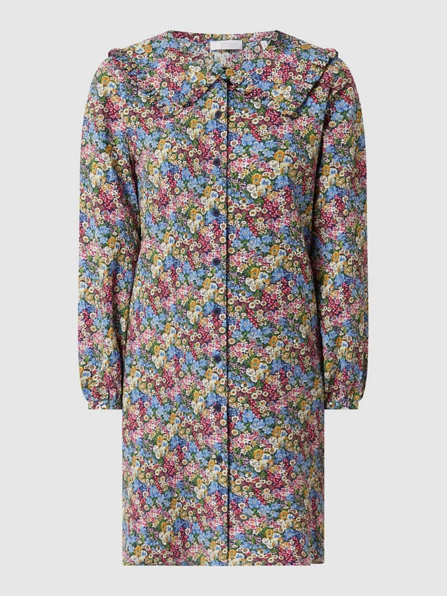 Rich & Royal Blusenkleid Mit Millefleurs - Marineblau 2 Rich & Royal Blusenkleid Mit Millefleurs - Marineblau – Bild 2