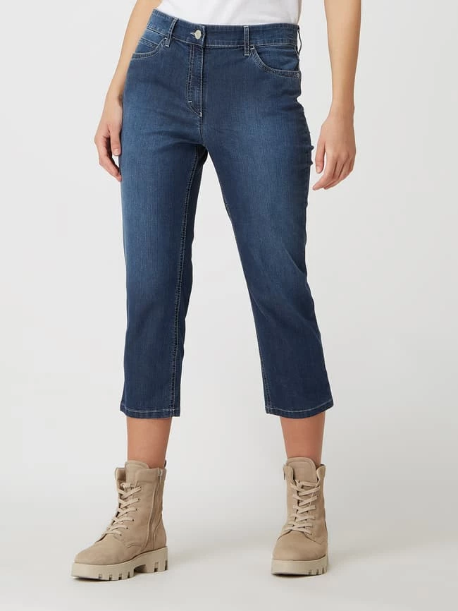 Zerres Slim Fit Caprijeans Mit Stretch-Anteil Modell 'Cora' - Blau 4 Zerres Slim Fit Caprijeans Mit Stretch-Anteil Modell 'Cora' - Blau – Bild 4