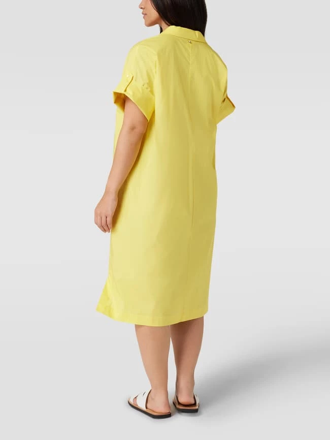 Marina Rinaldi PLUS SIZE Kleid Mit Reverskragen - Gelb 5 Marina Rinaldi PLUS SIZE Kleid Mit Reverskragen - Gelb – Bild 5