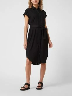 Pieces Blusenkleid Aus Viskose Modell 'Nya' - Schwarz