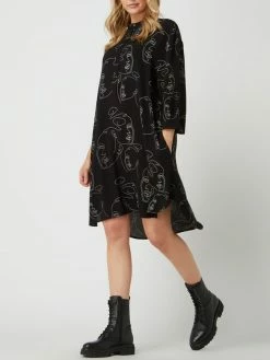 Get Up The Movie X P&C Blusenkleid Mit Allover-Muster - Karo Kauer X P&C Exklusiv Bei Uns - Schwarz