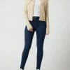 Mango Skinny Fit Jeans Mit Stretch-Anteil Modell 'Soho' - Blau