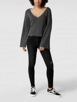 REVIEW Skinny Fit Jeans Mit Stretch-Anteil - Schwarz