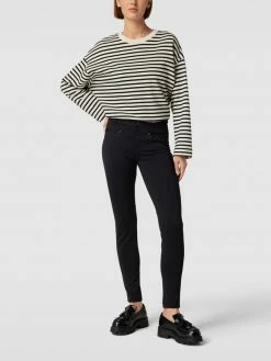 Brax Hose Mit Reißverschlusstaschen Modell 'SHAKIRA' - Schwarz