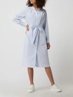 Levete Room Blusenkleid Mit Taillenband Modell 'Nanna' - Hellblau