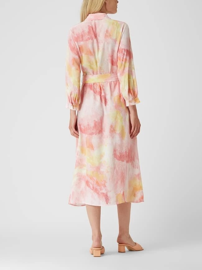 Rich & Royal Hemdblusenkleid In Batik-Optik - Pink 4 Rich & Royal Hemdblusenkleid In Batik-Optik - Pink – Bild 4