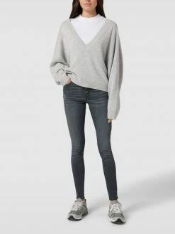 Esprit Skinny Fit Jeans Im Used-Look - Dunkelgrau