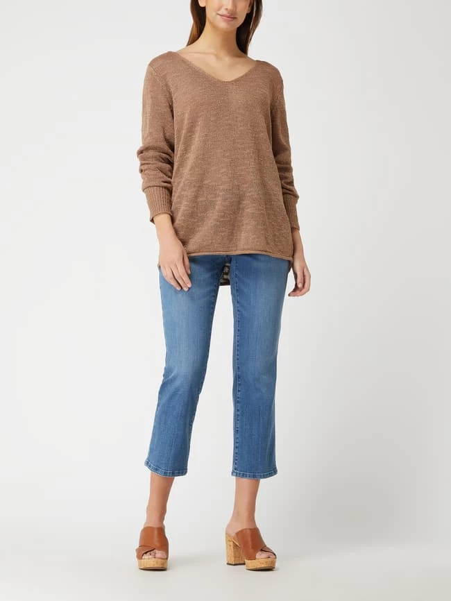 Milano Italy Cropped Jeans Mit Stretch-Anteil - Jeans 1 Milano Italy Cropped Jeans Mit Stretch-Anteil - Jeans