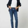 MAC Slim Fit Jeans Mit Stretch-Anteil Modell 'Dream' - Blau